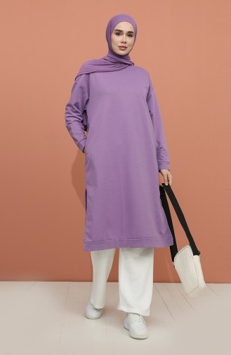Lilac Color Sweatshirt 3022-12
