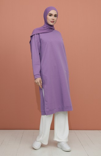 Lilac Color Sweatshirt 3022-12