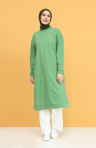 Sweatshirt Vert pistache 3022-18