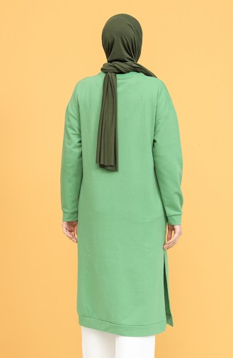 Sweatshirt Vert pistache 3022-18