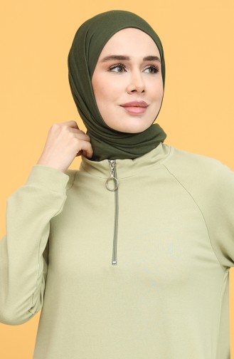 Mildew Green Sweatshirt 3023-06