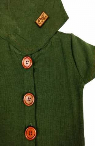 Khaki Baby Overalls 00013-02