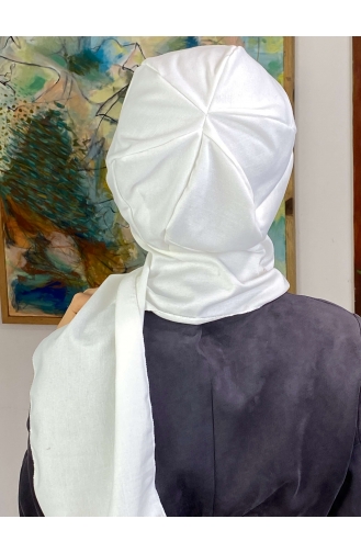 White Ready to Wear Turban 127OCKTBRT-01