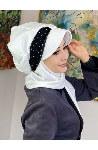 White Ready to wear Turban 127OCKTBRT-02