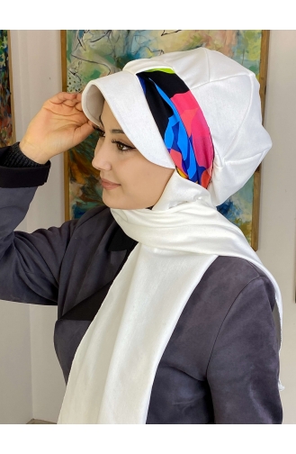 White Ready to wear Turban 127OCKTBRT-05