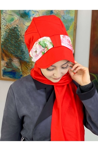 Pomegranate Color Ready to Wear Turban 527OCKTBRT-01
