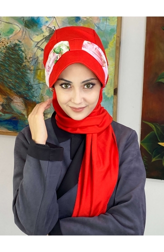 Pomegranate Color Ready to Wear Turban 527OCKTBRT-01