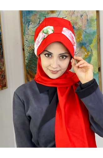 Pomegranate Color Ready to Wear Turban 527OCKTBRT-01