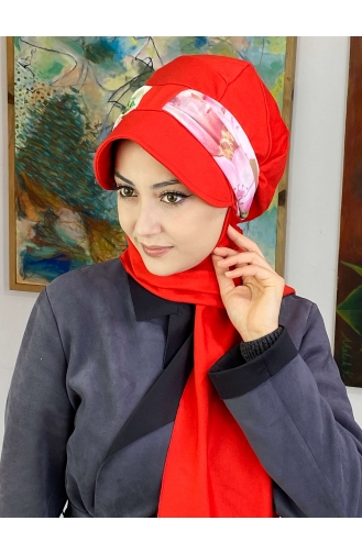 Pomegranate Color Ready to Wear Turban 527OCKTBRT-01