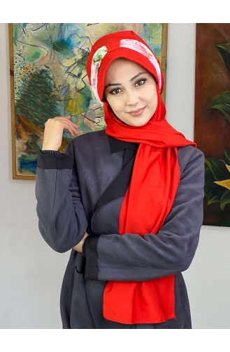 Pomegranate Color Ready to Wear Turban 527OCKTBRT-01