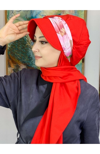 Pomegranate Color Ready to Wear Turban 527OCKTBRT-01