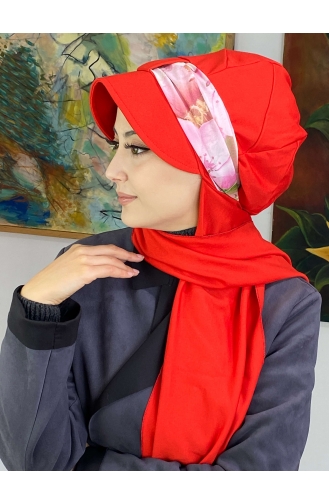 Pomegranate Color Ready to Wear Turban 527OCKTBRT-01