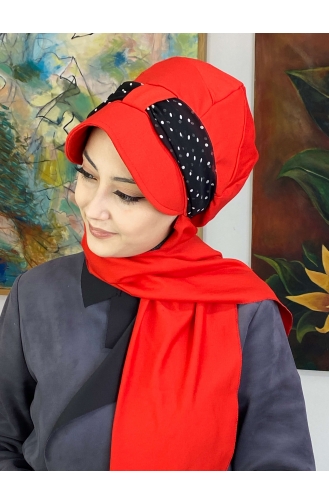 Vermilion Ready to Wear Turban 527OCKTBRT-03