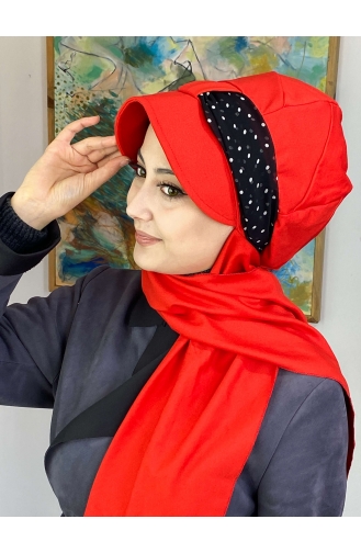 Vermilion Ready to Wear Turban 527OCKTBRT-03