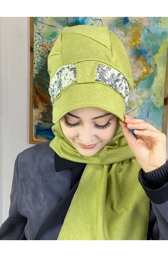 Pistachio Green Ready to wear Turban 327OCKTBRT-01