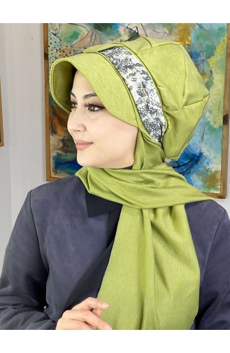 Pistachio Green Ready to Wear Turban 327OCKTBRT-01