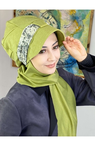 Pistachio Green Ready to wear Turban 327OCKTBRT-01