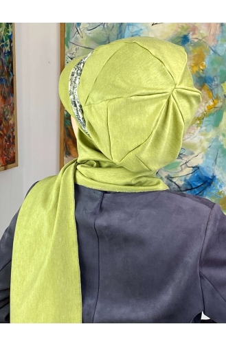 Pistachio Green Ready to wear Turban 327OCKTBRT-01