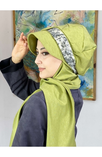 Pistachio Green Ready to Wear Turban 327OCKTBRT-01