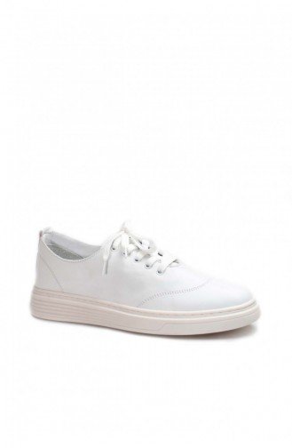White Casual Shoes 581ZA2021.Beyaz