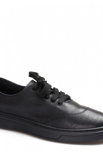 Black Casual Shoes 581ZA2021.Siyah