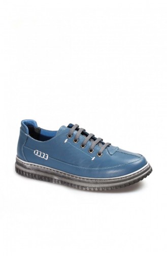 Chaussures de jour Bleu Jean 583ZA402.Kot