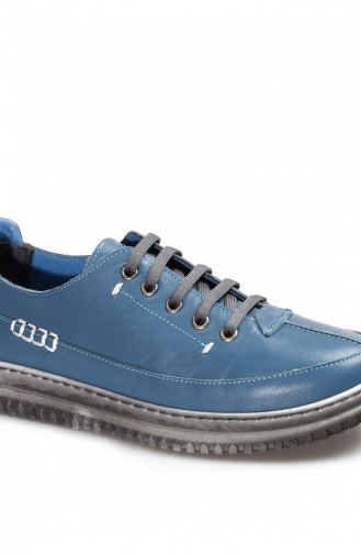 Chaussures de jour Bleu Jean 583ZA402.Kot