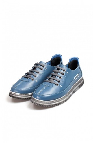 Chaussures de jour Bleu Jean 583ZA402.Kot