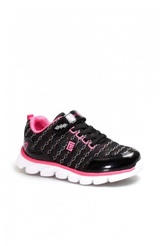 Chaussures Enfant Noir 991XA1259.Siyah Fuşya