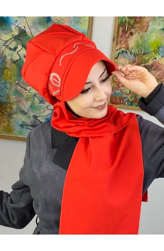 Vermillion Ready to wear Turban 2TŞŞAP27OCK-10
