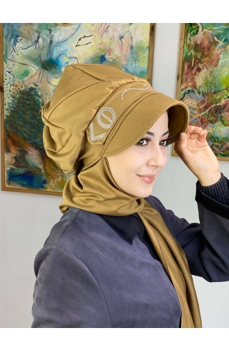 Milk Coffee Ready to Wear Turban 2TŞŞAP27OCK-01