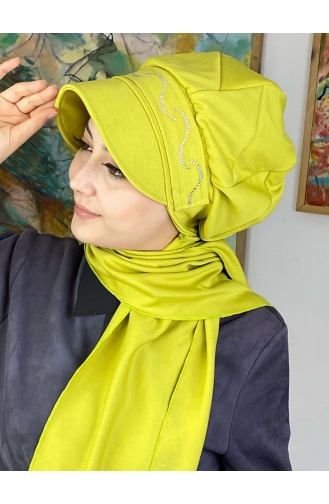 Light Green Ready to wear Turban 2TŞŞAP27OCK-02