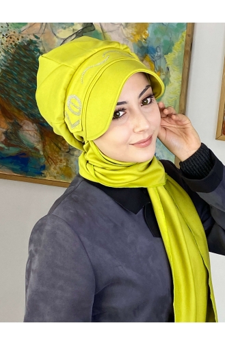 Light Green Ready to wear Turban 2TŞŞAP27OCK-02