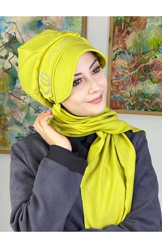 Hellpistaziengrün Praktischer Turban 2TŞŞAP27OCK-02