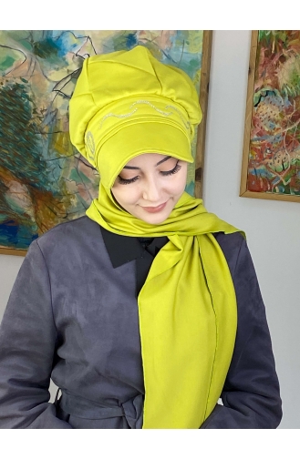 Light Green Ready to wear Turban 2TŞŞAP27OCK-02