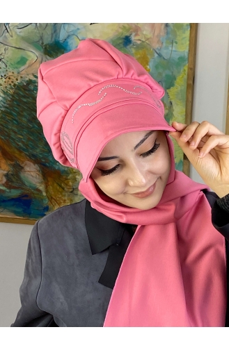 Pink Ready to Wear Turban 2TŞŞAP27OCK-07