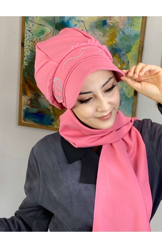 Pink Ready to Wear Turban 2TŞŞAP27OCK-07