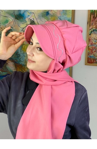 Pink Ready to Wear Turban 2TŞŞAP27OCK-07