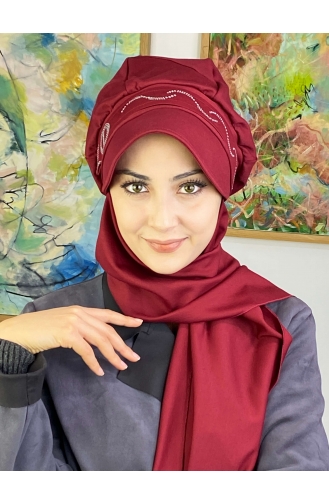 Turban Pret-a-Porter Bordeaux Foncé 2TŞŞAP27OCK-09