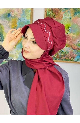 Turban Pret-a-Porter Bordeaux Foncé 2TŞŞAP27OCK-09