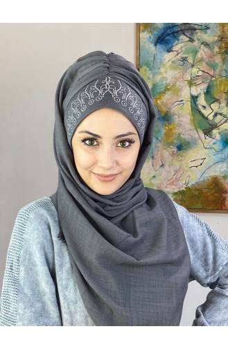 Turban Pret-a-Porter Gris 01HZŞL260122-02