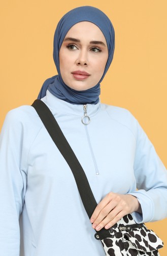 Minzenblau Pulli 3023-17