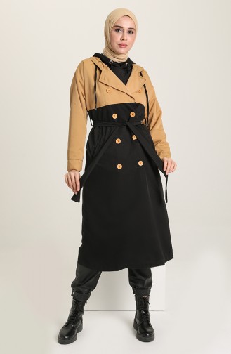 Camel Trench Coats Models 1121-01