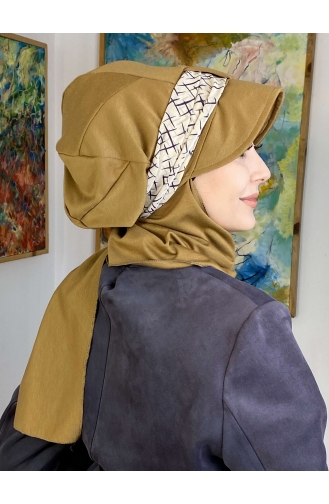 Milk Coffee Ready to Wear Turban 1727OCKTBRT-01