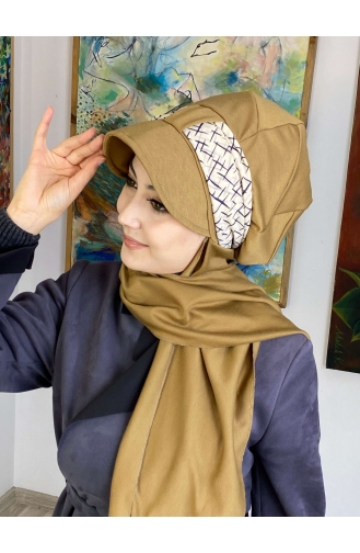 Milk Coffee Ready to Wear Turban 1727OCKTBRT-01