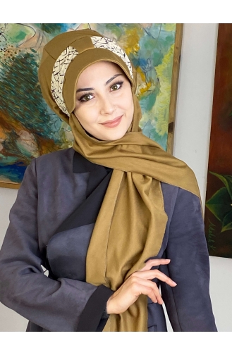 Milk Coffee Ready to Wear Turban 1727OCKTBRT-01
