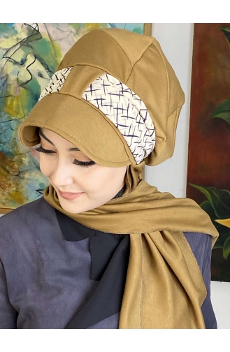 Milk Coffee Ready to Wear Turban 1727OCKTBRT-01