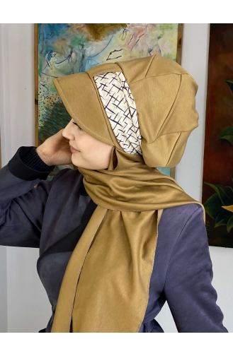 Milk Coffee Ready to Wear Turban 1727OCKTBRT-01