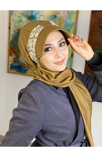 Milk Coffee Ready to Wear Turban 1727OCKTBRT-01