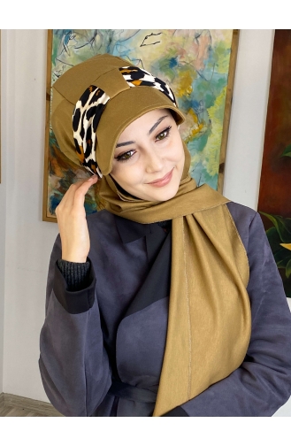 Milk Coffee Ready to Wear Turban 1727OCKTBRT-02